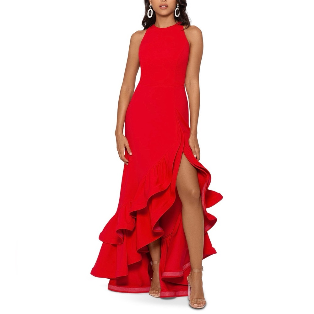 Betsy & Adam's petite gown (Red)